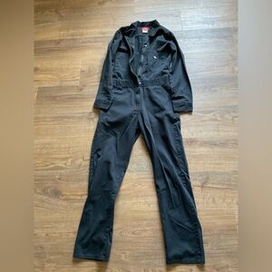 Dickies Women’s Classic Black Long Sleeve Coveralls Size Small